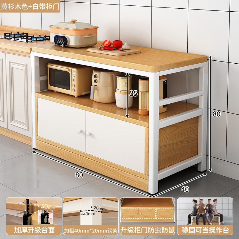 [캐비닛 도어 스타일] 길이 80cm 폭 40cm 높이 80cm 따뜻한 흰색