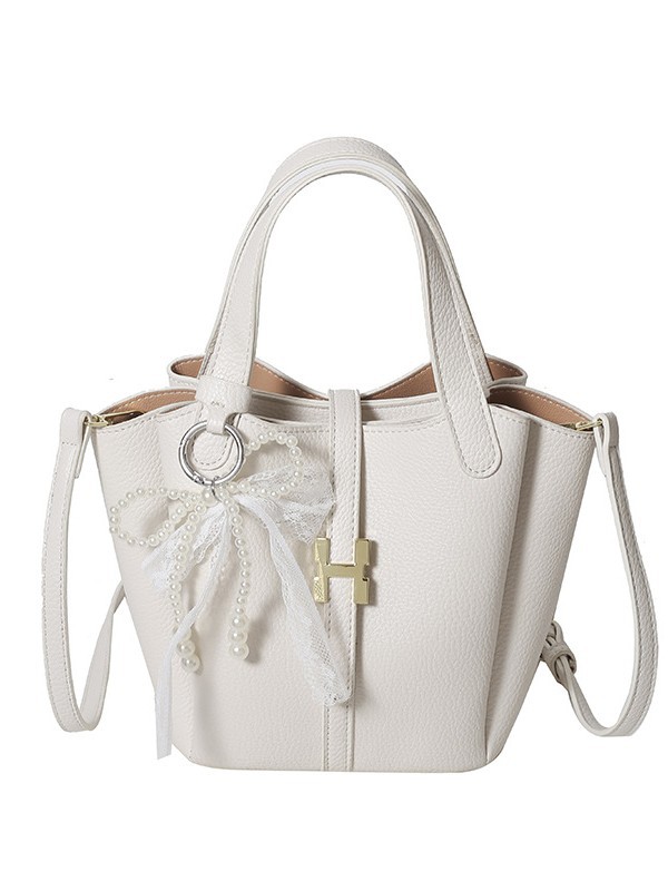 Bolso de cubo portátil de gran capacidad para mujer 2025 nuevo bolso de hombro de moda de moda bolso de mensajero de bolsillo multicapa de sentido avanzado
