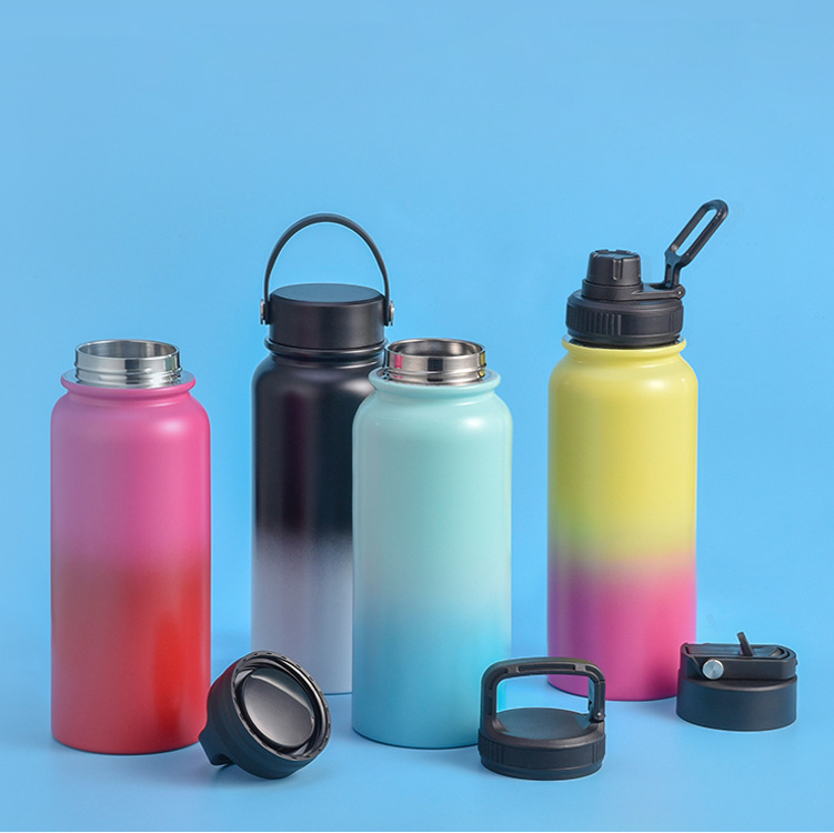 capacious handheld space glass stainless steel for water