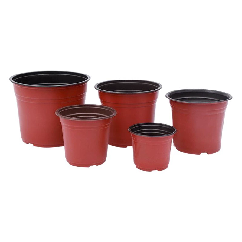 Оптовая продажа утолщение PP двухцветный цветочный горшок чашка питания питательная чаша для рассады горшок для рассады чашка для рассады одноразовый пластик двухцветный