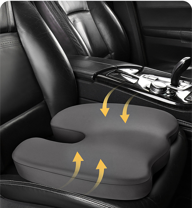 New Honeycomb Gel Jelly Pad Car Hip Pad Office Seat Breathable Cooling Pad Sedentary Memory Foam Butt Pad