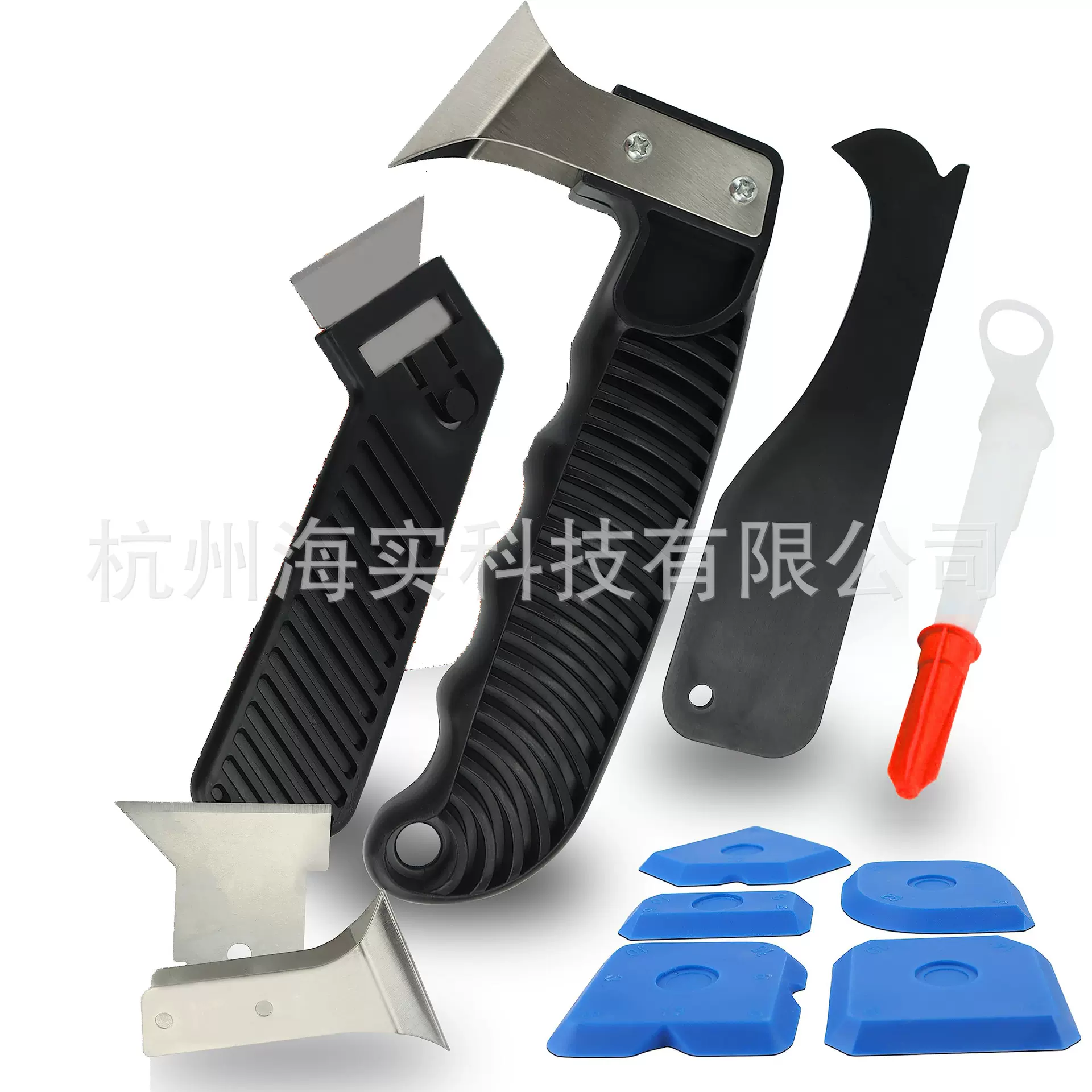玻璃胶刮刀硅胶去除铲胶器关节刀美缝密封12件套Silicone Remover
