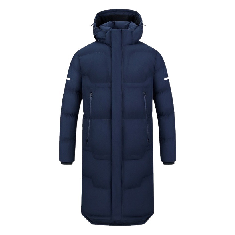 Sports Student Sports Coat, Sports Academy Long-Style Jacket, Thickened Cotton Coat, Unisex Winter Training down Cotton Jacket, Custom-Made