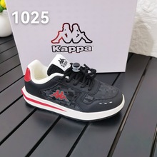 卡帕童鞋2025春秋新款男孩百搭轻便皮面运动鞋儿童休闲跑步鞋1025