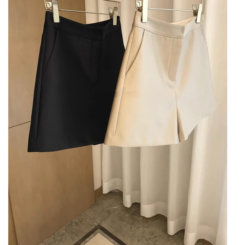 Version of the unique son, high waist straight not easy to wrinkle ~ loose slim A word commuter baida casual shorts pants women Version of the unique son, high waist straight not easy to wrinkle ~ loose slim A word commuter baida casual shorts pants women