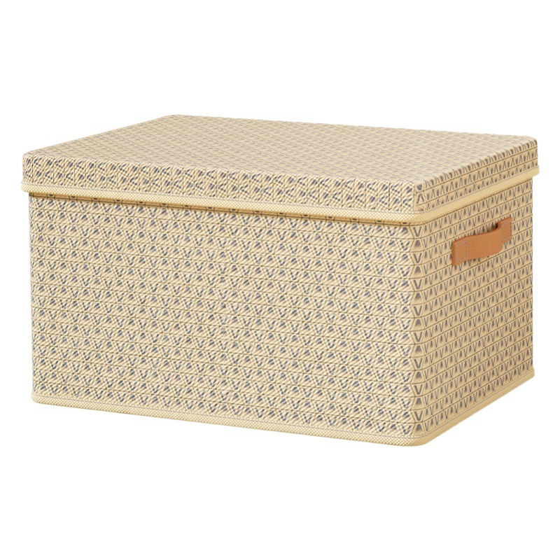 Caja de almacenamiento de edredón de ropa engrosada caja de almacenamiento plegable de tablero de PP con tapa pantalones de almacenamiento artefacto Almacenamiento de dormitorio en casa