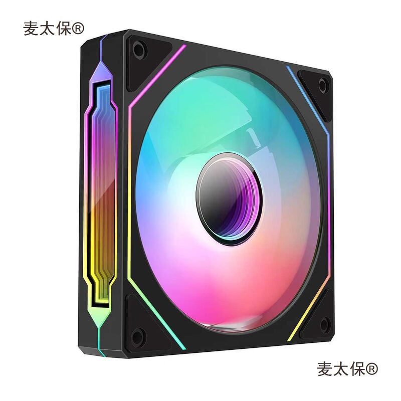 12cm Chassis Cooling Fan 5V3 Pin Argb Phantom Pwm Temperature Control Silent Fan Metabo Metabo