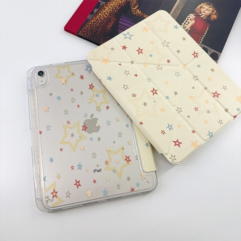 Star iPad Pro Protective Case iPad 10Th Generation Tablet Case Anti-Fall Air7 Ultra-Thin Mini6 with Pen Slot 11Th Generation 20