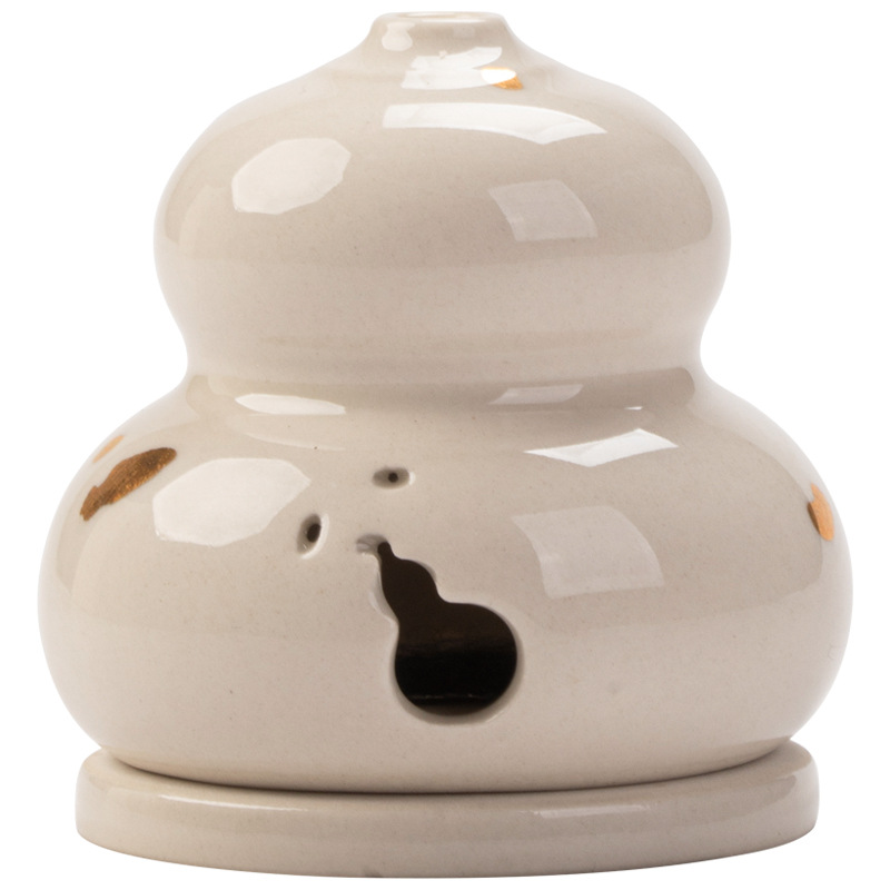 horno de incienso de pan de calabaza horno de incienso de cerámica horno de incienso interior horno de incienso Zen horno de sándalo horno de incienso de ceremonias de té horno de incienso image 6