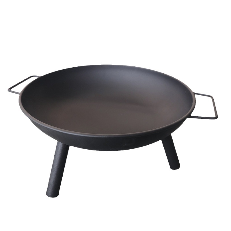 Hogar estufa de calefacción de carbón al aire libre patio redondo brasero portátil estufa de leña 3-5 personas aplicable suministro directo de fábrica