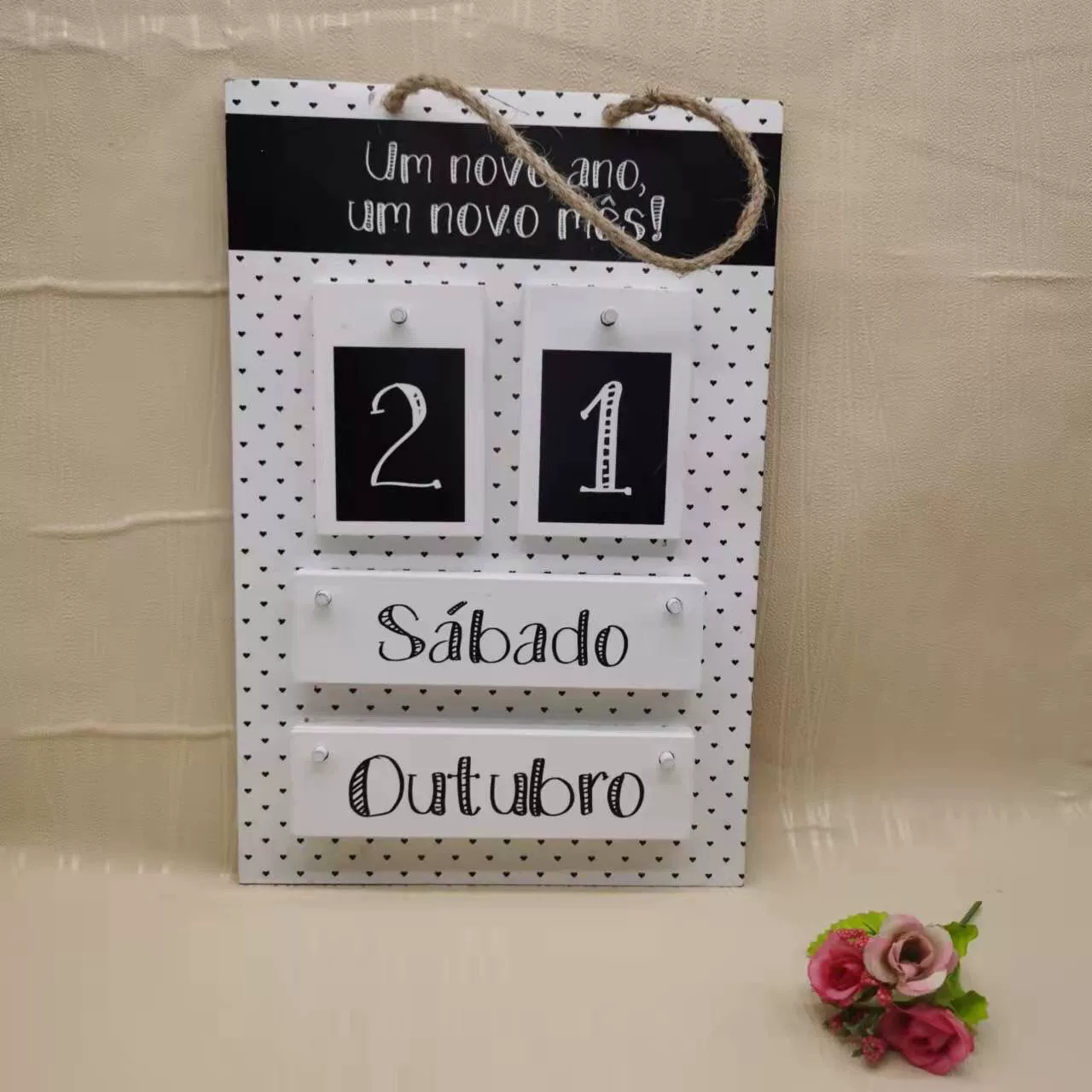 Деревянные поделки креативное Украшение Рабочего Стола календарь украшение календаря домашний Кабинет Украшение Рабочего Стола