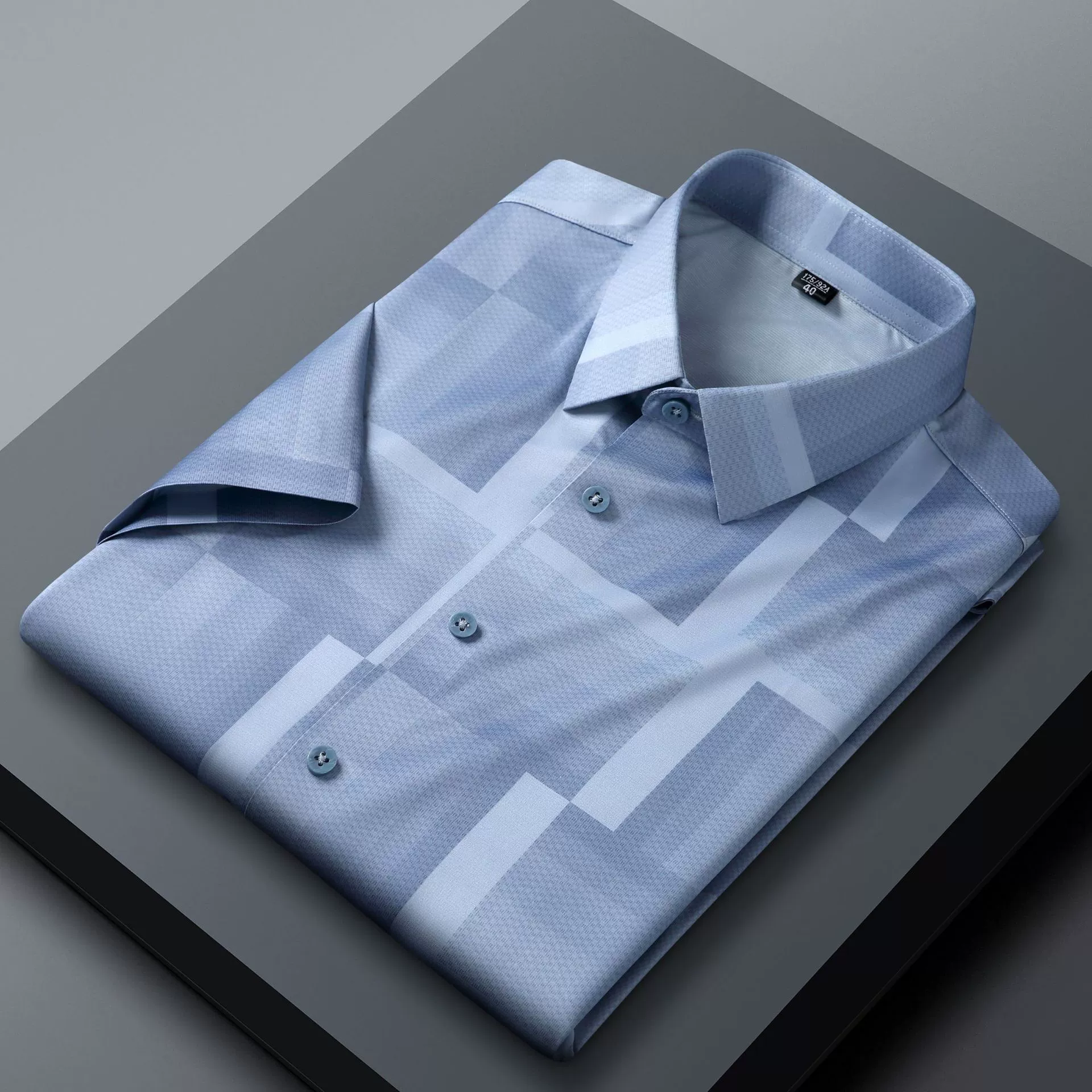 Новая эластичная бесшовная рубашка из шелковицы с длинными рукавами, шелковистая на ощупь и не требующая глажки, мужская рубашка в деловом стиле, повседневная, с короткими рукавами, приталенного кроя