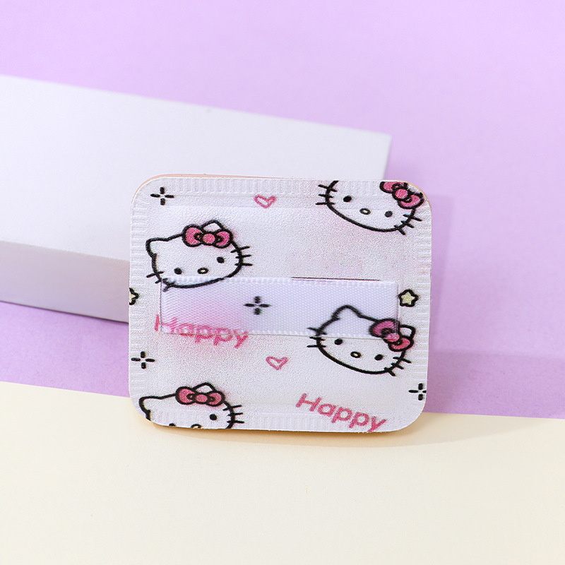 Fábrica personalizada de algodón de azúcar cuadrado soplo de polvo KT gato Sanliou esponja de maquillaje cojín de aire impresión patrón herramienta de belleza