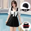 Black swimming cap +421-black