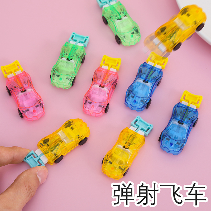 Juguetes para niños coches de carreras de inercia salto catapulta coches de policía coches de plástico transfronterizos juguetes para niños al por mayor