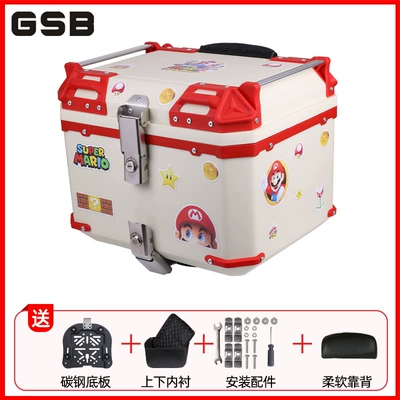 Large Universal Tool Box — Motorcycle trunk - quick-release-model-50l-off-white-mali