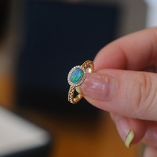 红麋鹿通体s925纯银原创小众时尚戒指女日常百搭指环复古尾戒女潮