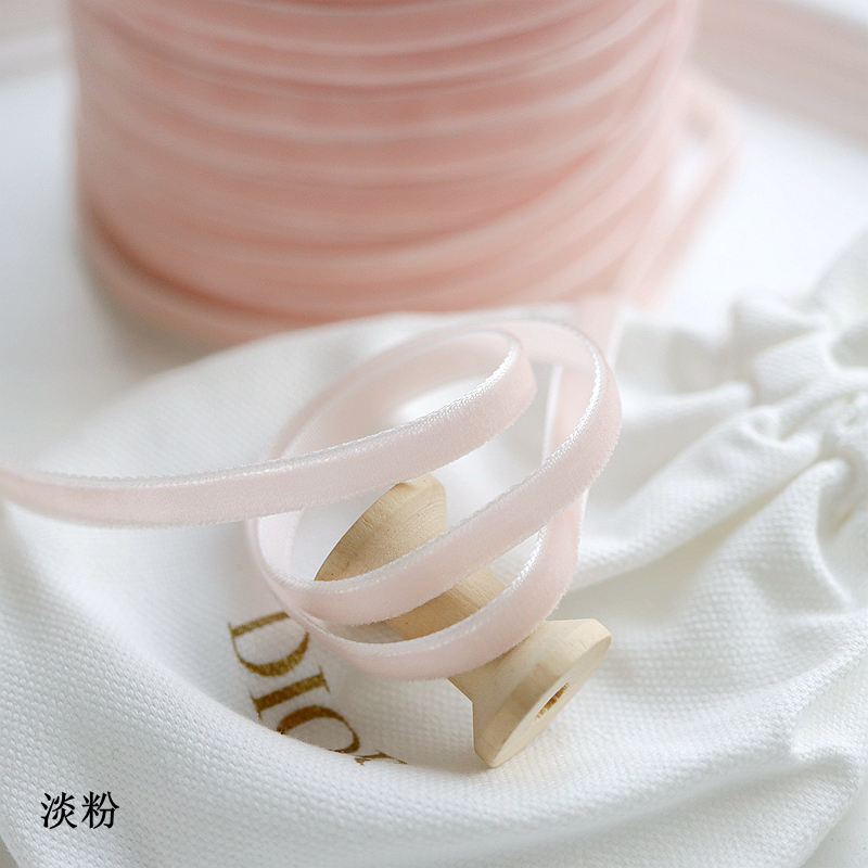 1cm/0,6 cm cinta de terciopelo de color cinta de cisne cinta de bricolaje material hecho a mano cinta cinta cinta decorativa