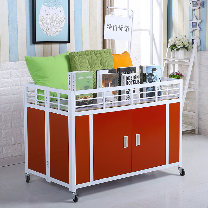 超市促销车甩货车可折叠移动地摊车处理台花车服装展示架售货车