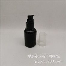 50ML���ֺڰ�͸���B��۱�ƿ��Һ����J�C�z����ƿPET���yƷ����