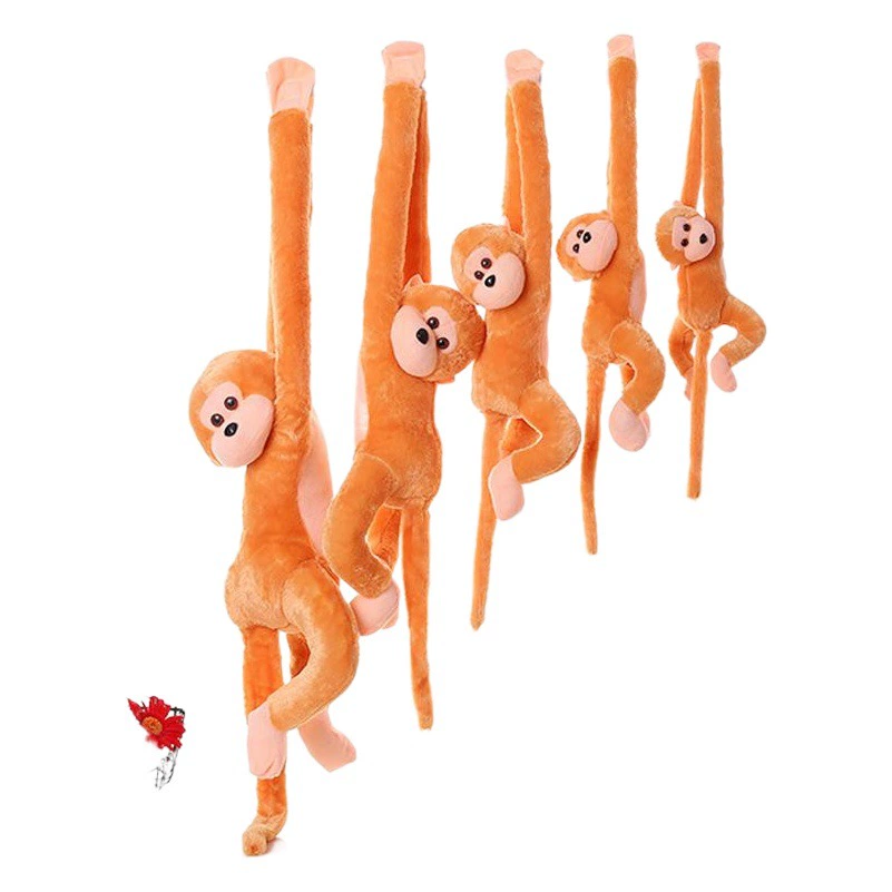 Цветные длинные руки обезьяны плюшевые игрушки детские подарки милые обезьяны куклы дома украшения вокальные куклы