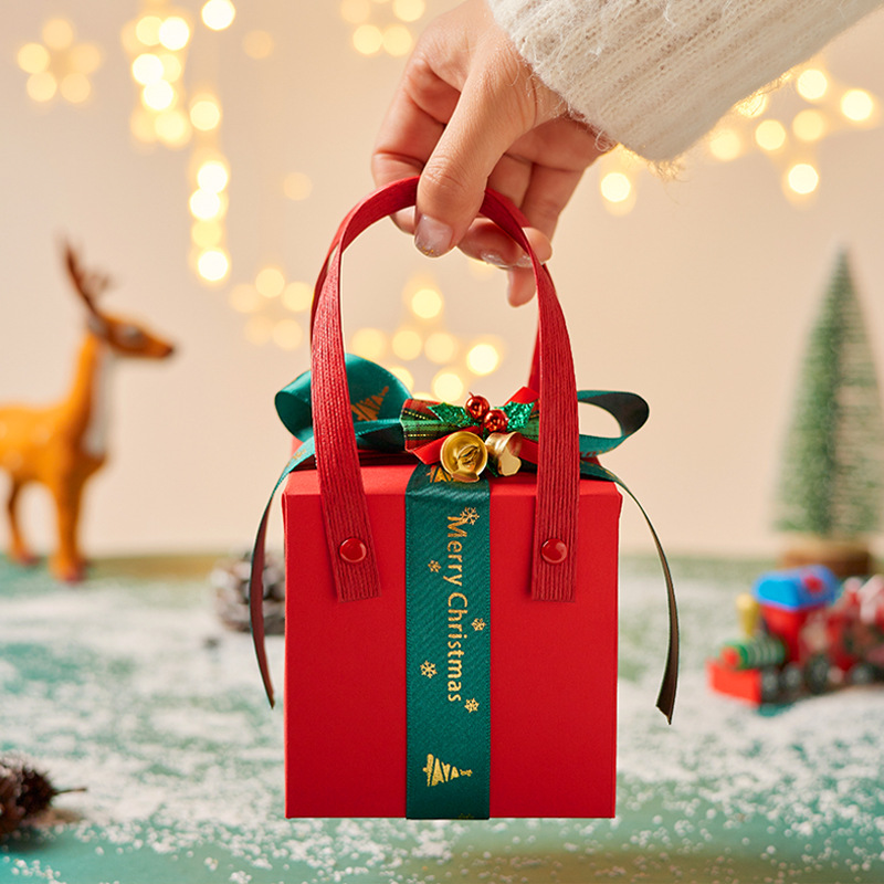 批发圣诞节苹果盒平安果礼物盒平安夜礼品盒创意苹果包装纸盒子