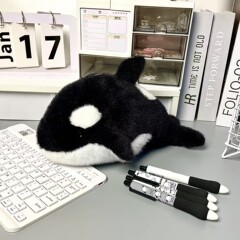 新型イタチの筆袋高颜値文房具大容量かわいいベルベット収納袋クリエイティブ学生ケースin