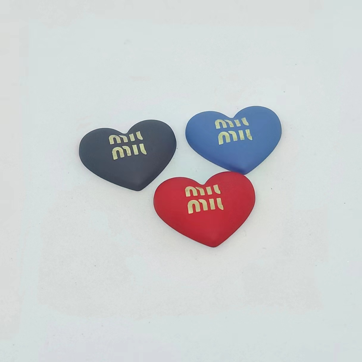 Double C Yang Shulin M Metal Fat Peach Heart Feel Laser Trendyy Versatile Clothing Hair Accessories Mobile Phone Case Accessories 22*18m
