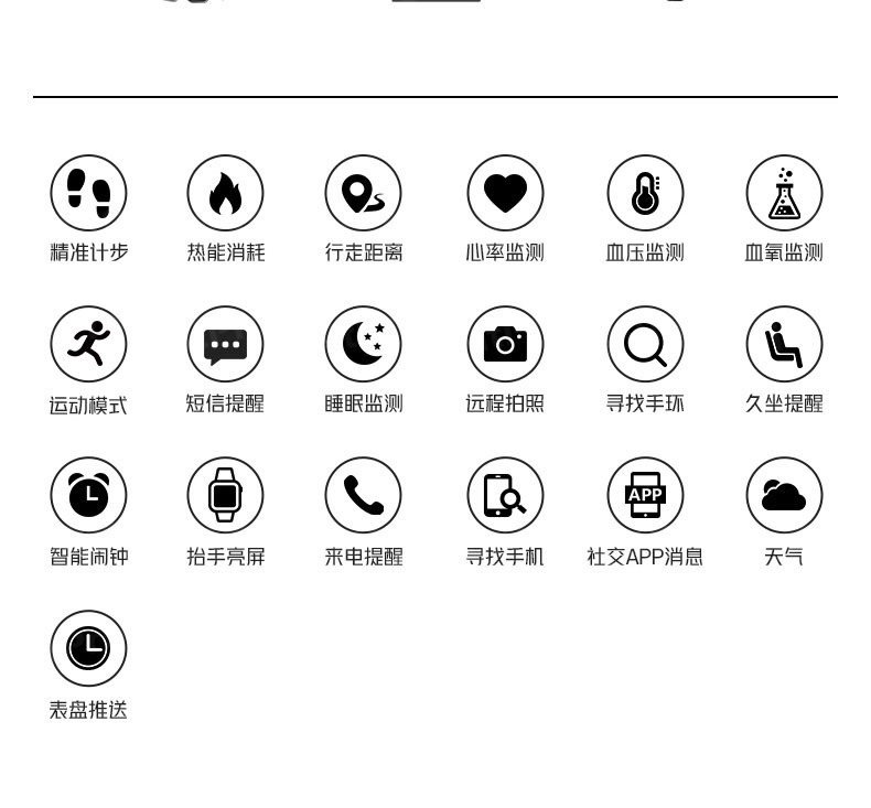 Y56 Smart Bracelet, FD68S smart bracelet, round screen, color screen, heart rate, blood pressure monitor, step music, weather and sports bracelet undefined