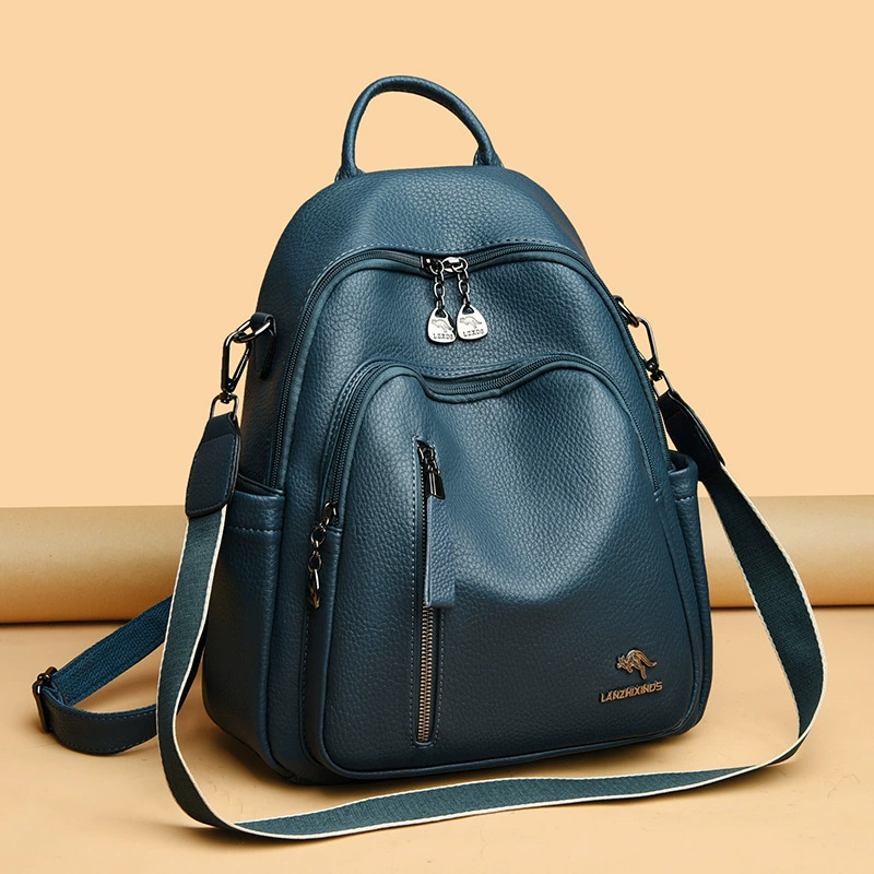 蓝之馨袋鼠 Backpack, shoulder bag, capacious travel bag