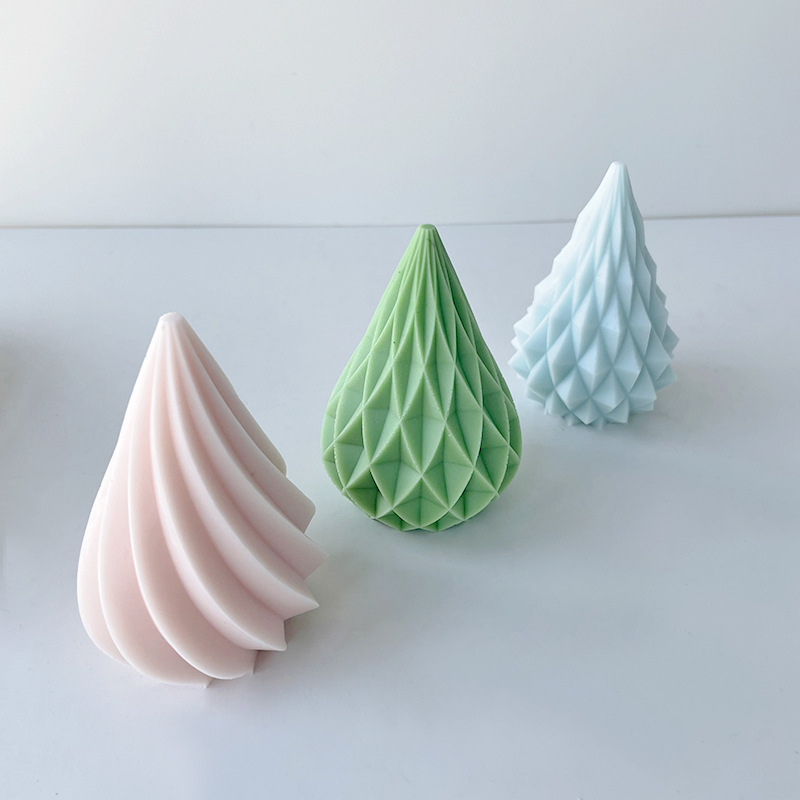 Vela geométrica transfronteriza aromaterapia vela molde ins vela decoración molde de silicona jabón hecho a mano hecho en casa herramienta abrasiva