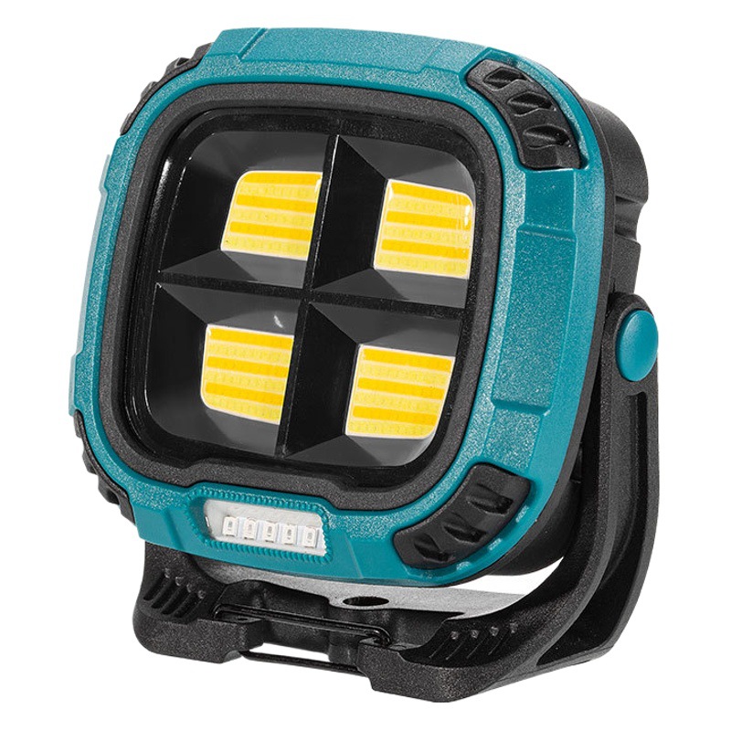 Transfronterizo nueva COB multifuncional portátil recargable luz de trabajo luz de emergencia mercado nocturno linterna portátil