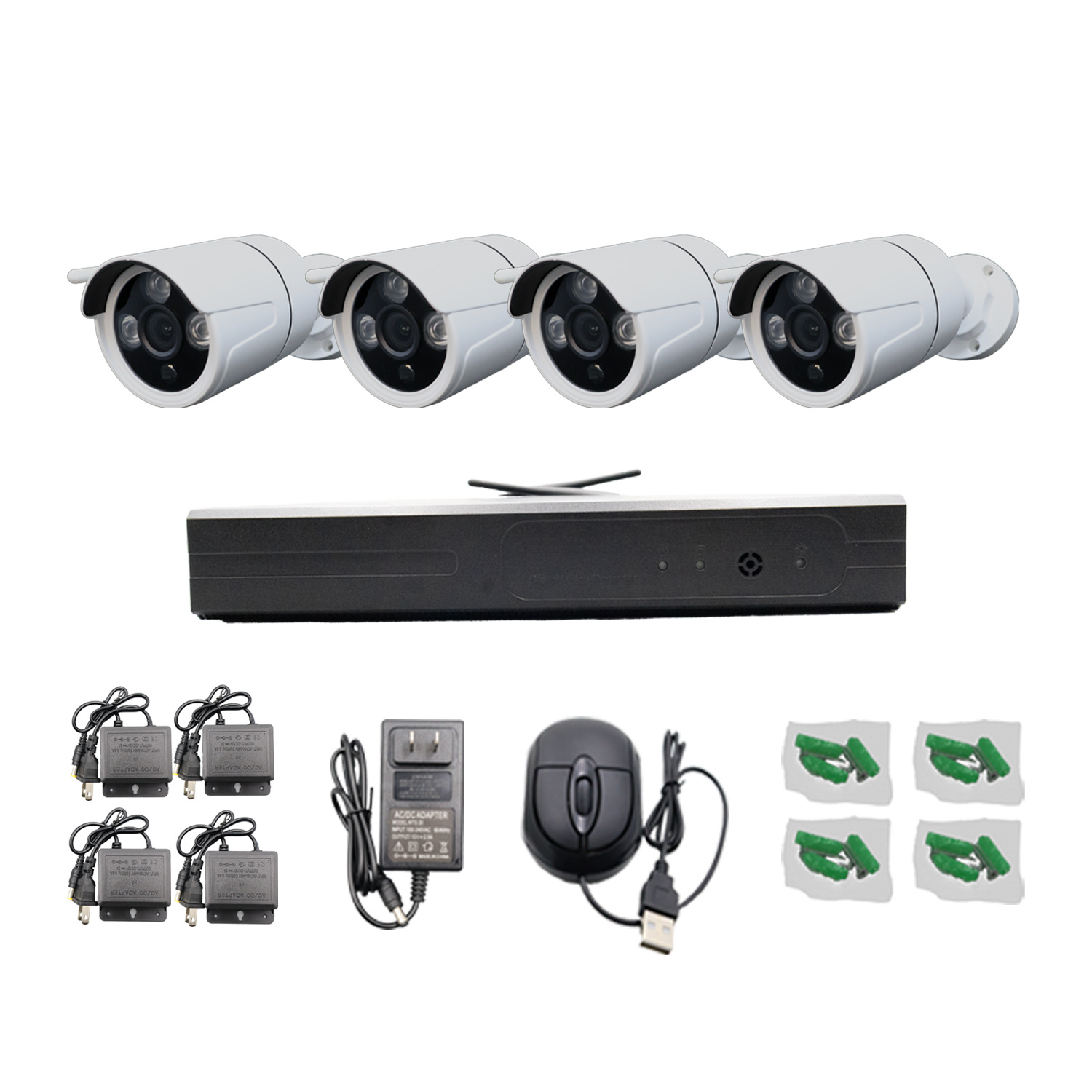 Outdoor wireless surveillance camera, HD WiFi, metal bullet design