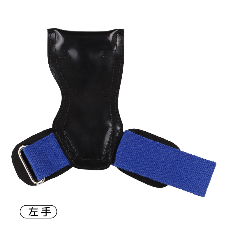 Protector de palma de goma, protector de palma centrado, pull-up, antideslizante, protector de palma de goma resistente al desgaste, pulsera de piel de vaca