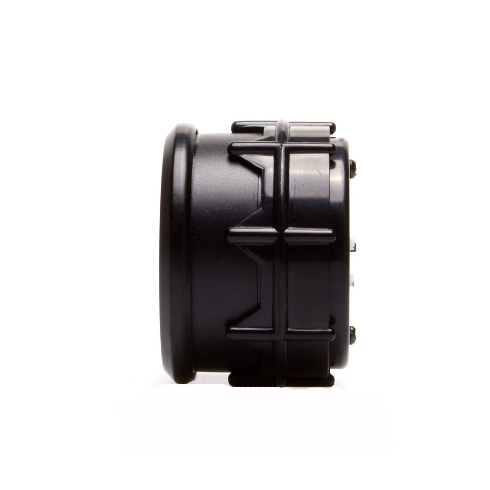 12V Universal Car Modified Instrument 52mm Black Circle Blue Digital Display Voltmeter 8-16V Car Instrument