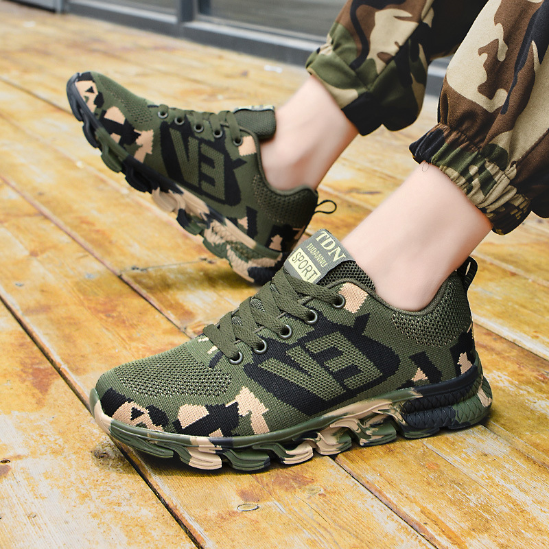 Camouflage breathable sneakers for men and women for leisure for…
