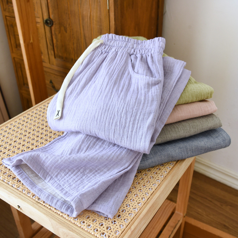 Candy-Colored Simple Long Pants, Plus-Size Home Pants, Oversized Solid Color Long Pants, Linen All-Season Women's Sleep Pants, Cotton-Linen, Suitable for Outdoor Wear Candy-Colored Simple Long Pants, Plus-Size Home Pants, Oversized Solid Color Long Pants, Linen All-Season Women's Sleep Pants, Cotton-Linen, Suitable for Outdoor Wear