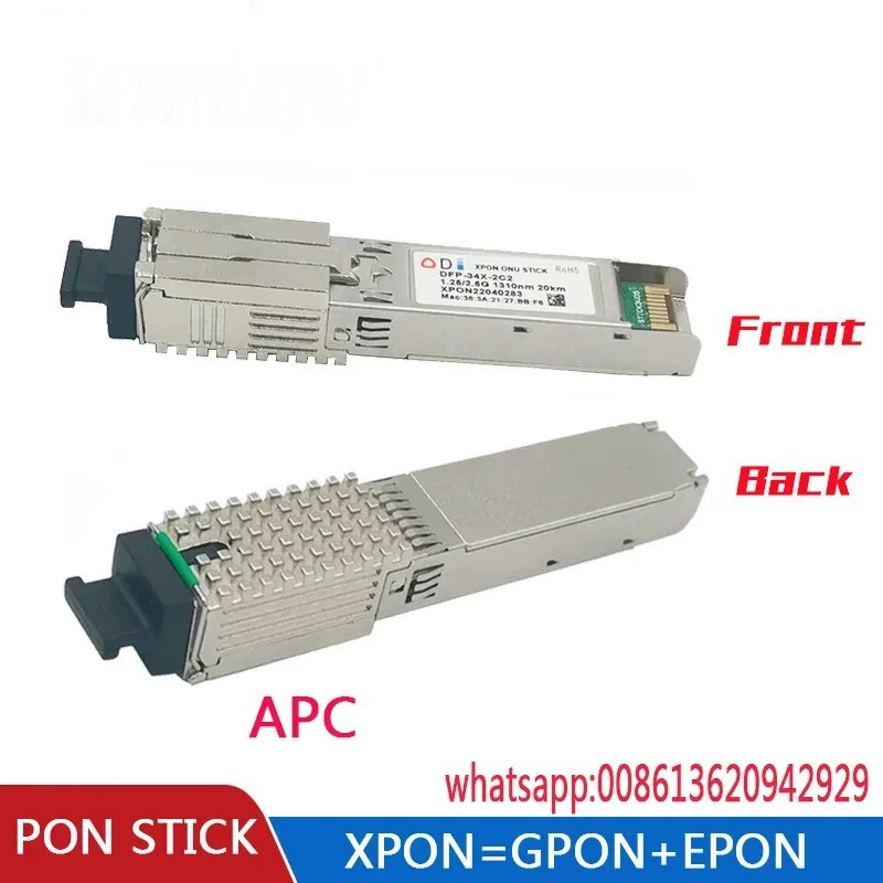 ODI Ponstick кат stick EPON GPON XPON 1.25/2.5G SFP DFP-34X-2C2