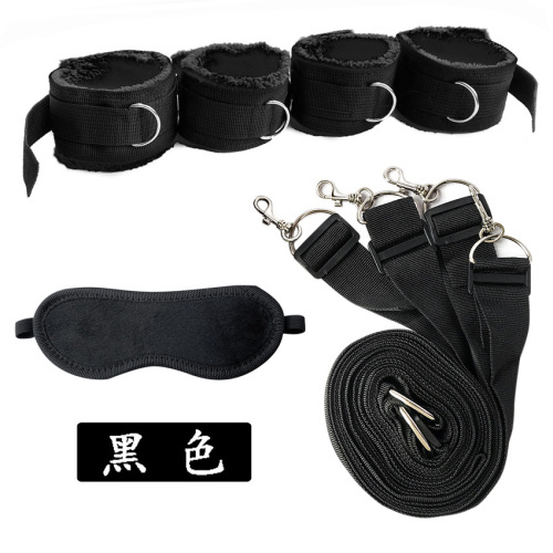 Amazon women's sexy bondage bed straps sm couple sleeping bedding plush toy source manufacturer