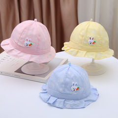 Baby Hats Spring Thin Fashionable Men and Women Baby Sunshade Fisherman Hat Girl Sunscreen Outing Basin Cap Wholesale 
