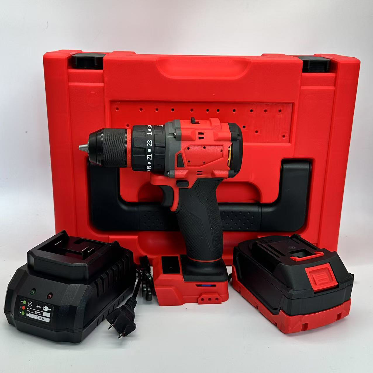 Taladro eléctrico sin escobillas Meiwoqi destornillador eléctrico recargable para el hogar con fábrica de taladro manual de impacto al por mayor transfronterizo