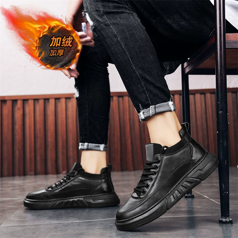 Martens, keep warm high trend universal footwear English style for leisure, low boots, British style