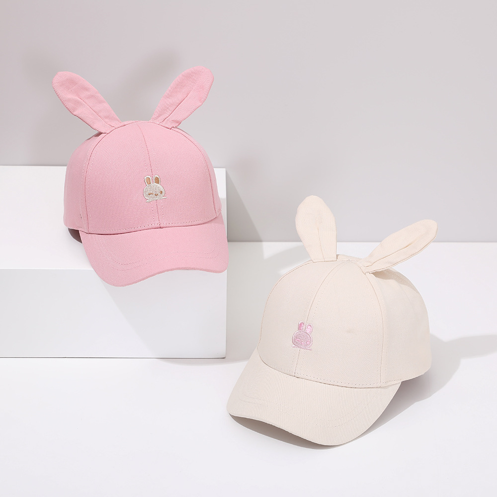 Children Unisex Cartoon Style Rabbit Embroidery Baseball Cap display picture 2