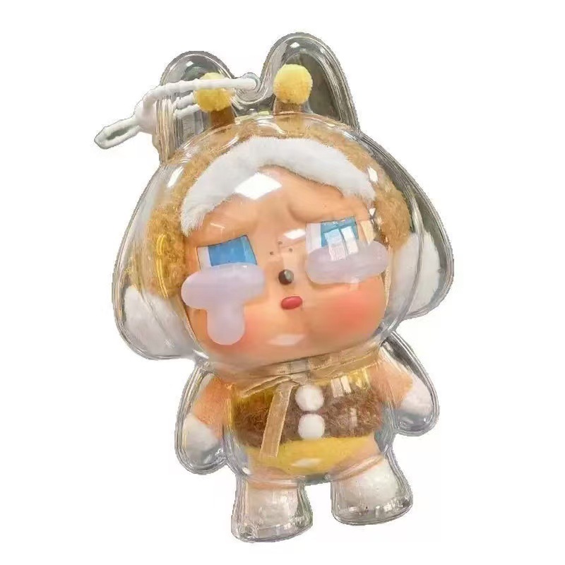 labubu3.0 保護ケース 高透明カバー labubu 高品質保護ケースカバー 防塵ケース ベビー服アクセサリー