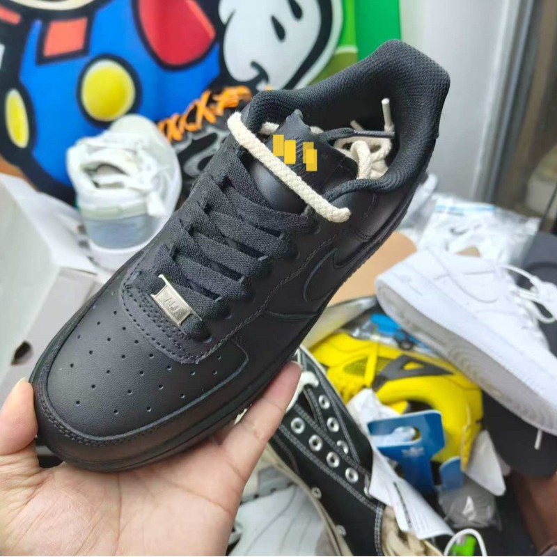 莆田靴ハイバージョンフルヘッドレイヤーレザーエアクッションaf1エアフォースワンブラックウォリアー麻ロープスタイル男性と女性のカジュアルシューズ|undefined