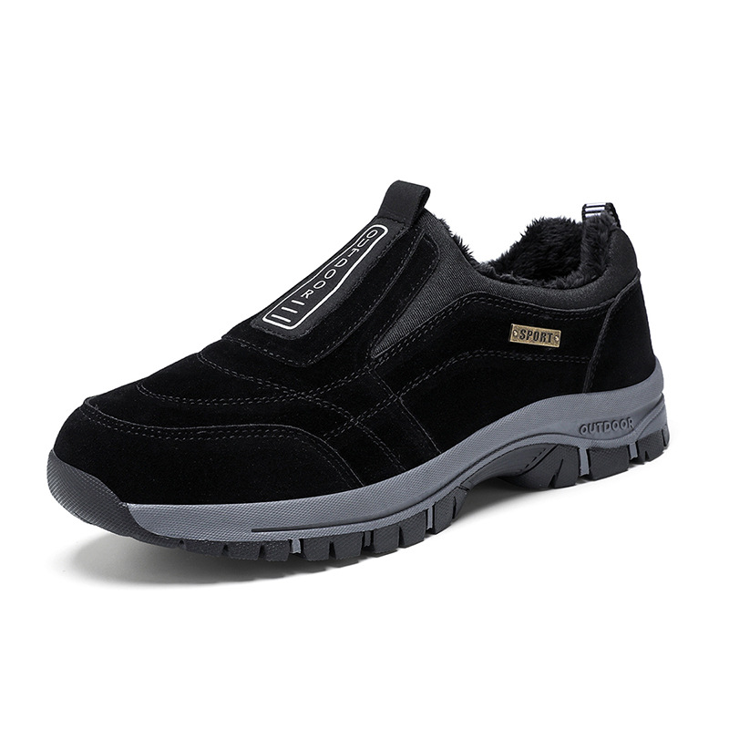 Primavera y otoño nuevos deportes de ocio al aire libre viejos zapatos de caminar para hombres de escalada de montaña de tamaño grande con terciopelo calentamiento de moda zapatos transfronterizos image 7