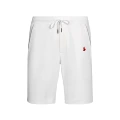 Cotton shorts white - red logo