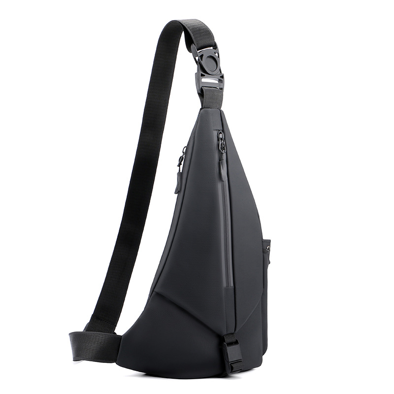 Reflective Chest Bag For Men Waterproof Sling Bag For Commuting_voghion.com