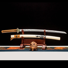 龙泉市刀剑手工锻打宝剑高锰钢日式指挥刀动漫刀冷兵器收藏未开刃