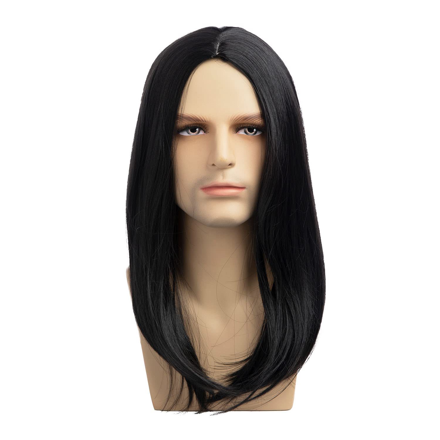 ✨NWT 28inch Synthetic Wig Long Straight Hair Black Middle Part Amazon.com : LONAI Black Wigs for Women 24 main image 3